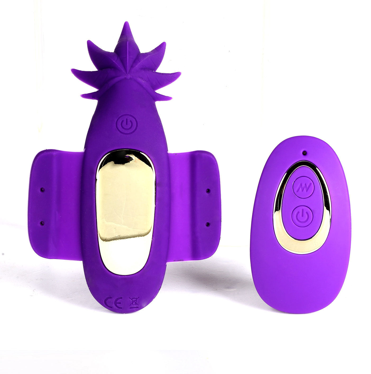Sativa Remote Control Panty Vibrator with 10 Functions Purple Panty Vibrators