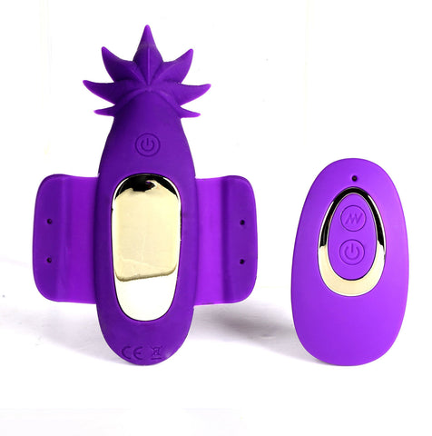 Sativa Remote Control Panty Vibrator with 10 Functions Purple Panty Vibrators