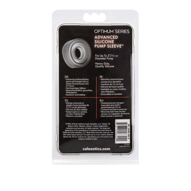Optimum Series Advanced Silicone Pump Sleeve Smoke 3 Inch Diameter PUMPS