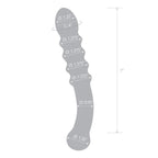 Purple Rain Ribbed 7" Dildo (Purple) – Dual-Ended Ribbed Dildo Purple > Dildos > Double Dildos