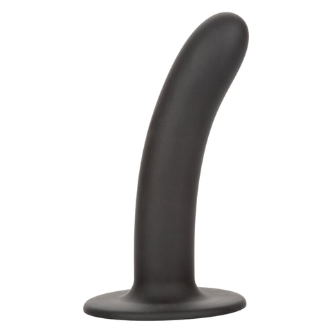 Boundless 6"/15.25cm Smooth Black Silicone Probe with Suction Cup Base Dongs Neutral