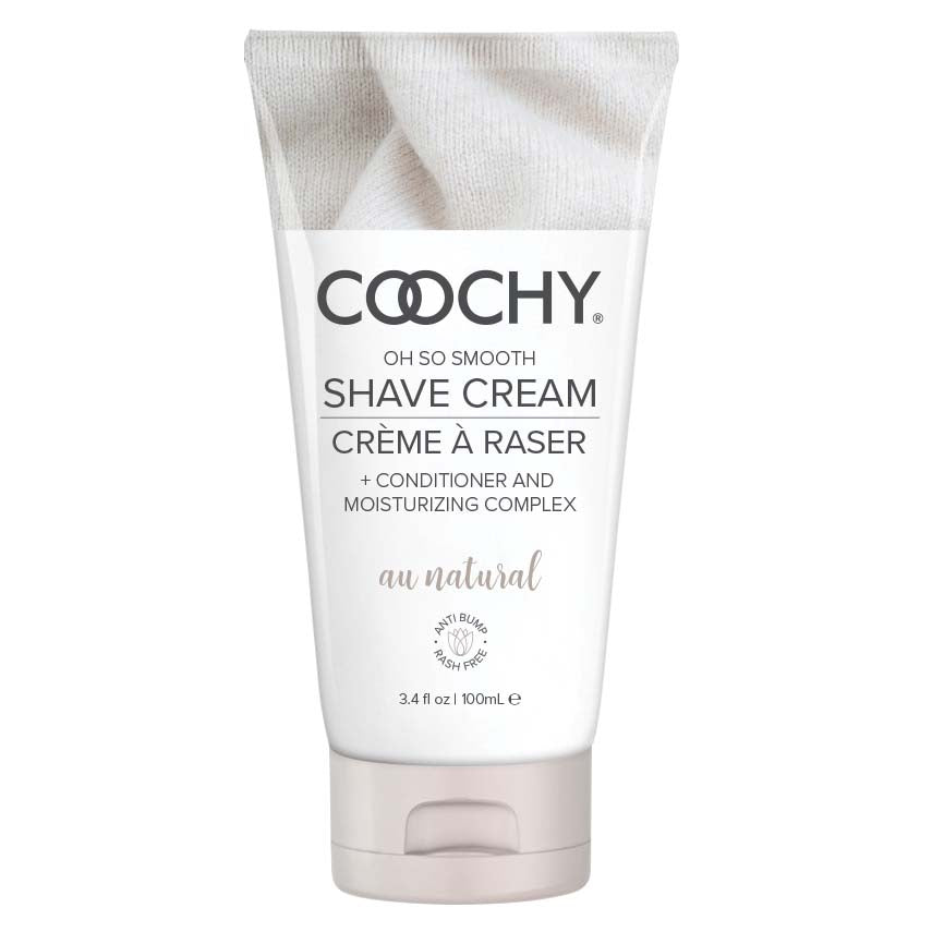 Coochy Au Natural Shave Cream – Fragrance-Free Sensitive Skin 3.4 Oz Shaving Cream Default Title > Essentials > Bath & Body