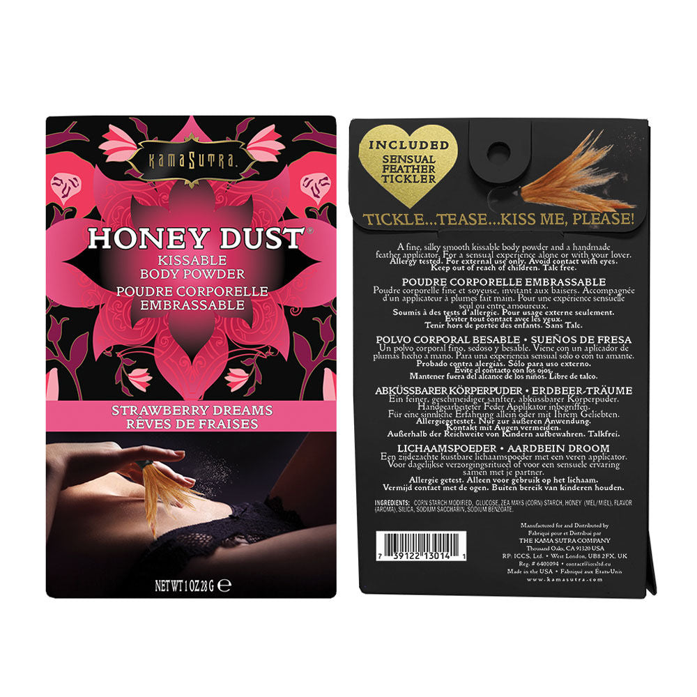 Honey Dust Strawberry Dreams 1 Oz – Kissable Moisture-Wicking Body Powder Default Title > Essentials > Bath & Body