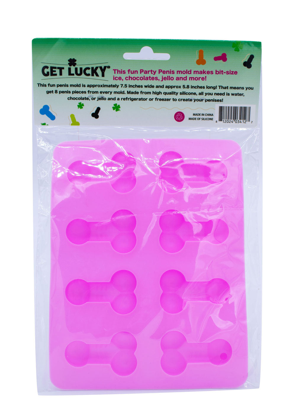 Party Penis Ice Tray - Pink > Novelties > Party Supplies