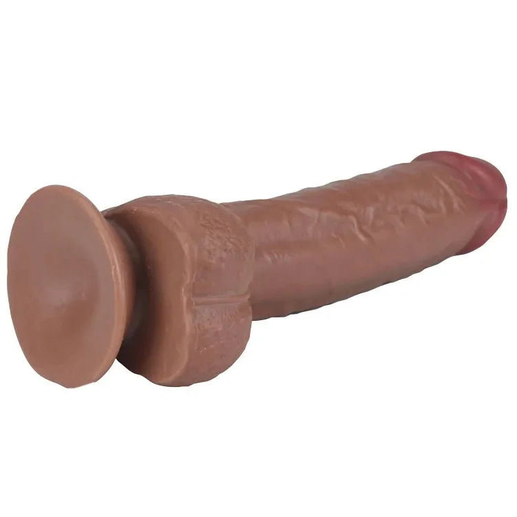 Get Lucky Real Skin 9 inch dildo base view
