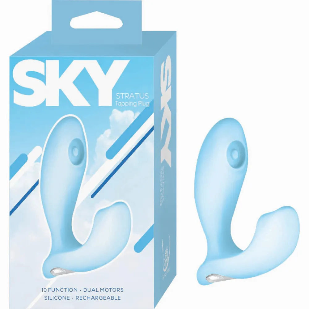 Nasstoys Sky Stratus – USB Rechargeable Tapping Plug with 3.5 Inch Length > Sex Toys For Ladies > Clitoral Vibrators and Stimulators