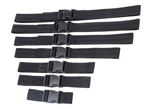 Subdued Full Body Strap Set Adjustable Bondage Restraint Kit Rope