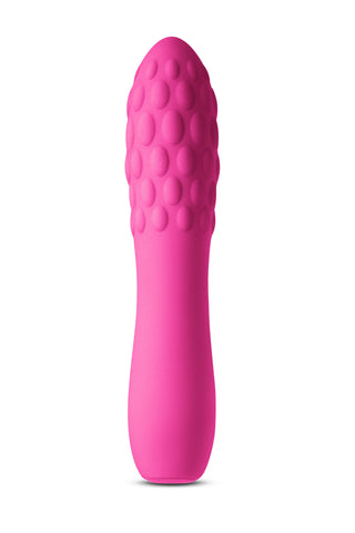 Inya Rita Pink Rechargeable Clitoral Vibrator with Textured Design Pink Vibrators