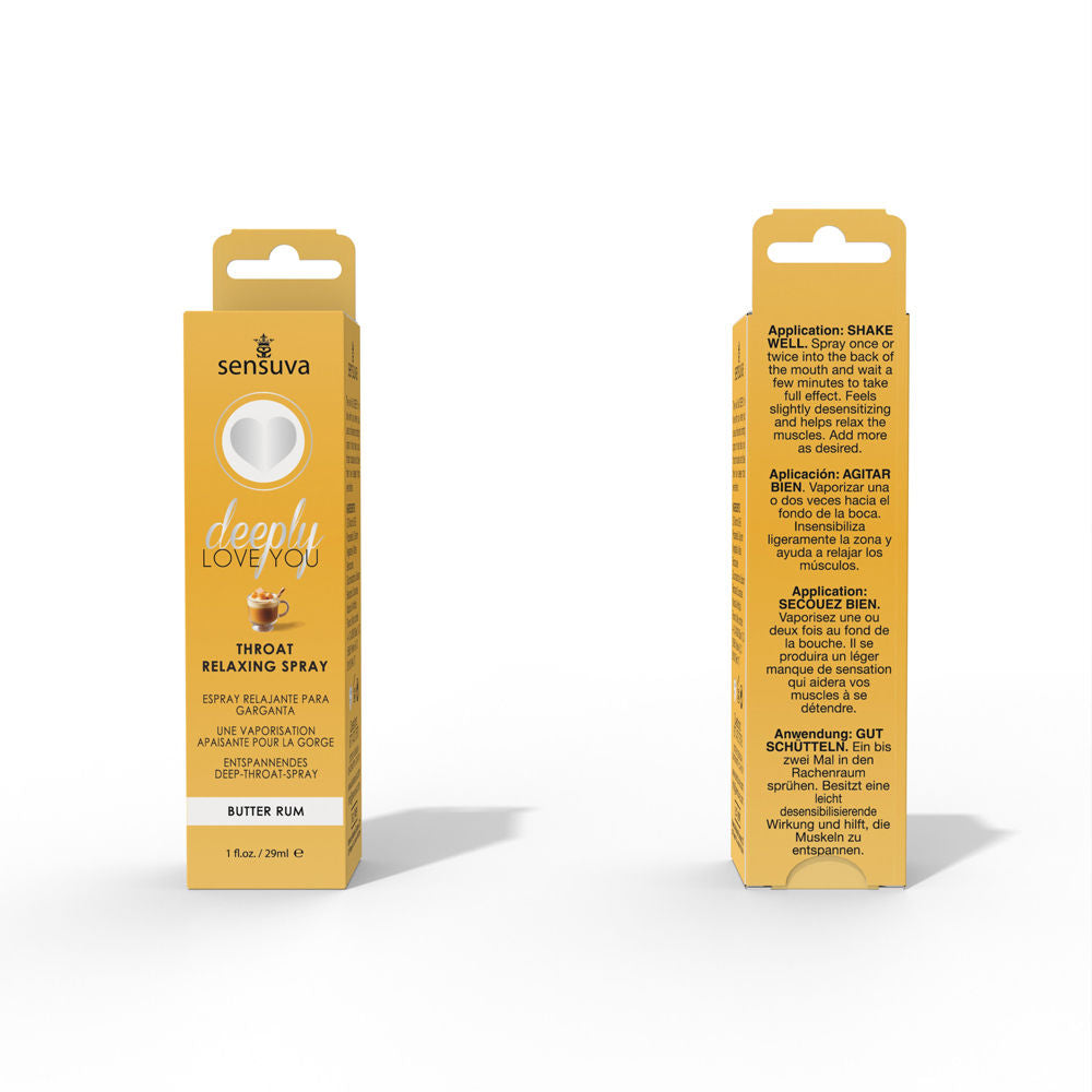 Sensuva Deeply Love You Throat Relaxing Spray Chocolate Coconut > Lube > Oral Gels & Sprays