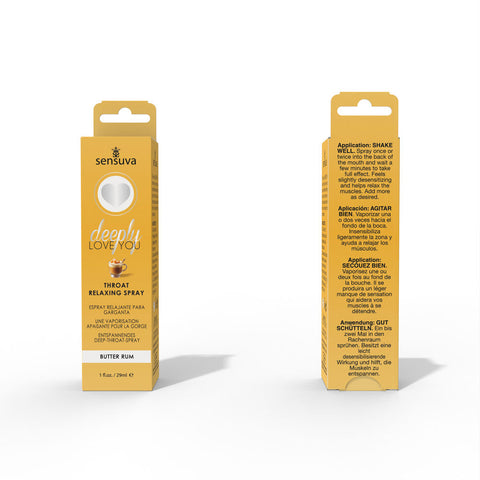 Sensuva Deeply Love You Throat Relaxing Spray Chocolate Coconut Oral Gels & Sprays