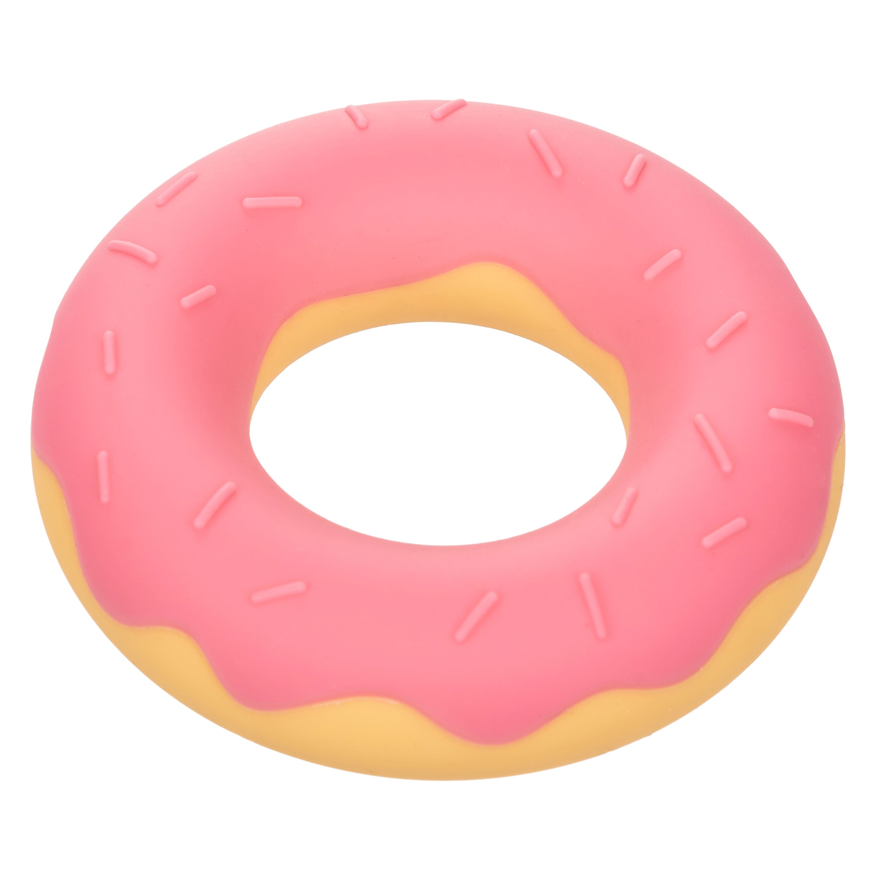 Naughty Bits Dickin Donuts Pink Silicone Donut Cock Ring Premium Stretchy Penis Enhancer COCK RINGS