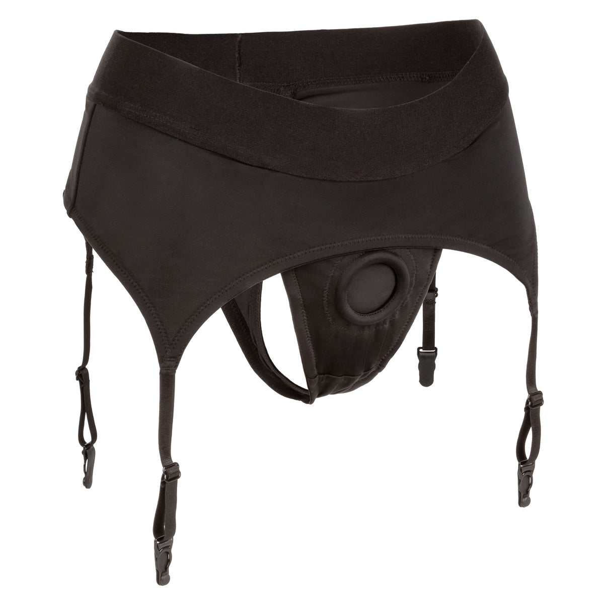 CalExotics Boundless Thong with Garter Harness L/XL – Comfortable Backless Brief > Dildos > Strap On Harnesses