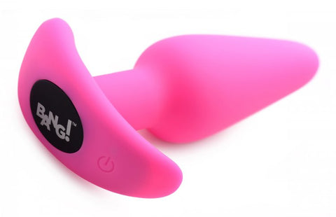 Remote Control 21x Silicone Butt Plug Vibrator Pink Toy Butt Plugs - Vibrating