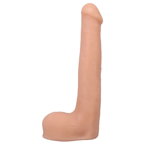 Signature Oliver Flynn 10 Inch Dual Density Ultraskyn Dildo Vanilla Dongs Celebrity