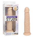 Rechargeable Vibrating and Thrusting Silicone Studs (Brown) – Dual Motor Vibrating Studs > Vibrators > Realistic Vibrators