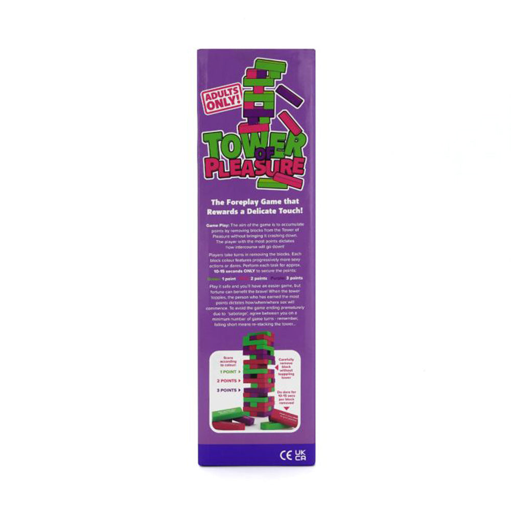 Play Wiv Me Tower of Pleasure Game – Adult Intimate Party Game > Novelties > Games