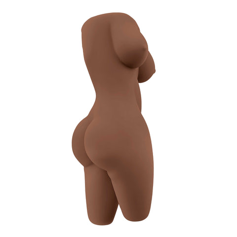 Body Language Dark Textured Male Stroker with Vibrating Ring Assturbators