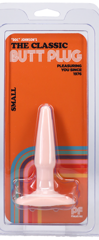 Doc Johnson Classic Small – 4 Inch Smooth Butt Plug Beige > Anal Range > Butt Plugs