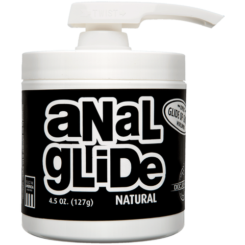 Doc Johnson Natural Anal Lube 4.5 Oz (127g) Clear Unscented Lubricant > Lube > Anal
