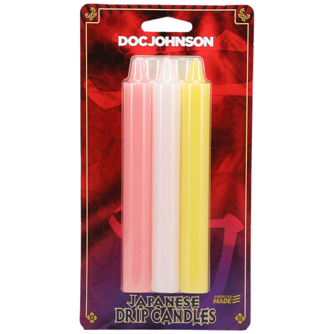 Japanese Drip Candles for Hot Wax Play 3 Pack > Candles > Drip