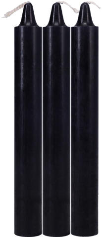 Japanese Drip Candles Black 3 Pack for Sensation Play > Candles > Drip