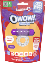 Screaming O 4B OWow Vibrating Ring – Body-Safe SEBS Material Vibrating Ring > Cock Ring > Vibrating