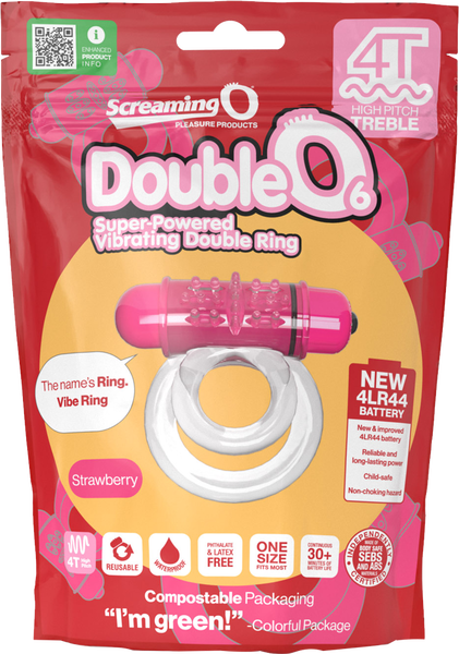 Double O 6 Vibrating Ring – Dual Rings with 4T Motor and Long-Lasting Batteries > Cock Ring > Vibrating