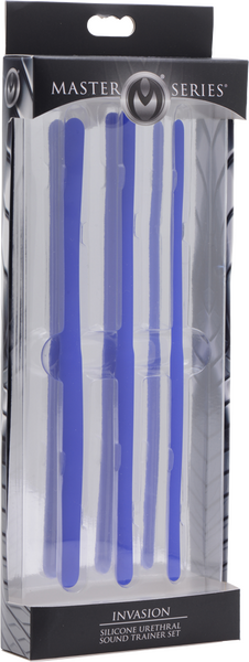 Invasion Silicone Urethral Sound Trainer Set – Body-Safe Flexible Silicone Urethral Sounds > Sex Toys For Men > Sounding Rods