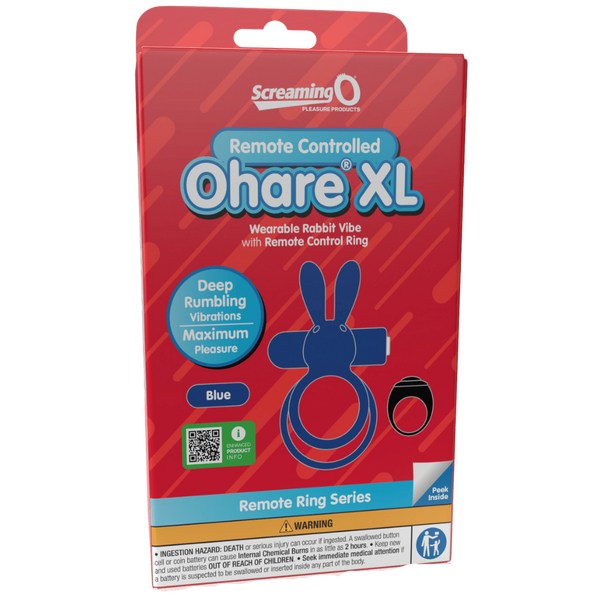 Ohare XL (Blue) – Remote-Controlled Rechargeable Waterproof Wearable Rabbit Vibrator > Sex Toys > Couples Toys