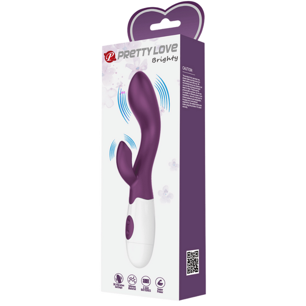 Brighty G-Spot and Clitoral Rabbit Vibrator – Dual Stimulation Vibrator > Sex Toys For Ladies > G-Spot Vibrators
