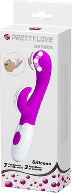 Arthur 7.87 Inch Rabbit Vibrator with Waving Head > Vibrators > Ladies > Rabbit