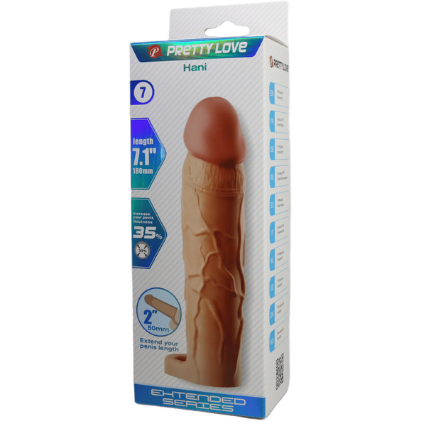 Hani 7.1" (Flesh) > Sex Toys For Men > Penis Sleeves