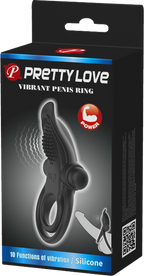 Vibrant Silicone Rabbit Cock Ring – Vibrating Penis Ring > Sex Toys > Couples Toys