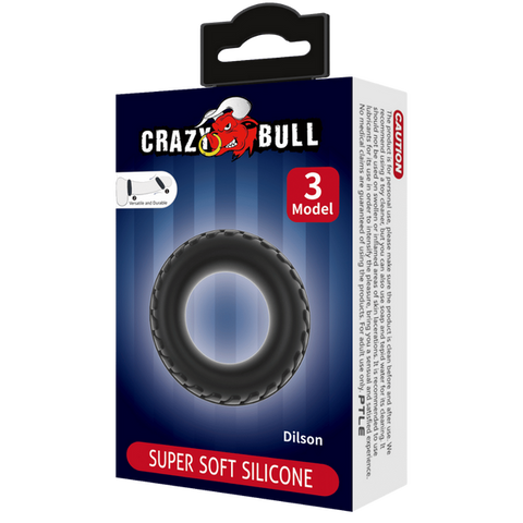 Dilson Super Soft Silicone Cockring – High-Quality Flexible Silicone Cockring > Cock Ring > Single