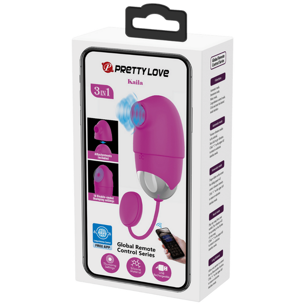 App Control Kaila – Remote-Controlled Vibrating Egg with Removable Sleeve > Sex Toys For Ladies > Vibrating Eggs