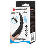 Jordin Honey Finger - Flexible Ribbed G-Spot And Clitoris Stimulating Vibrator With 10 Settings > Vibrators > Finger Vibrators