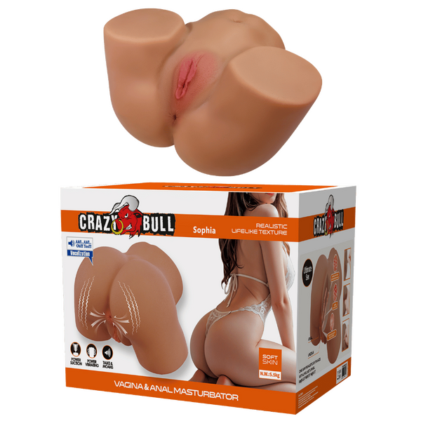 Sophia – Realistic 3D Vagina and Anal Masturbator Crafted from Dense TPE > Sex Toys For Men > Assbators