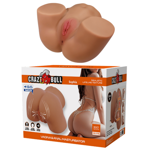 Sophia – Realistic 3D Vagina and Anal Masturbator Crafted from Dense TPE