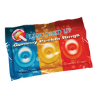 Liquored Up Gummy Edible Pecker Rings with Three Flavors > Novelties > Candy & Edible Items