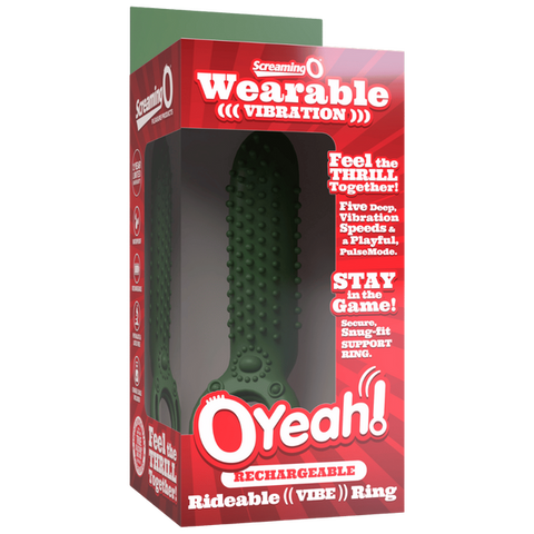 Oyeah Rechargeable Silicone Rideable Vibe Ring – Premium Silicone Vibrating Ring > Cock Ring > Vibrating