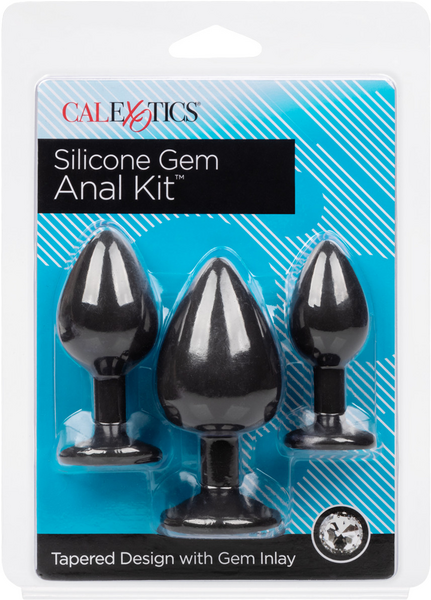 Silicone Gem Anal Kit – Set of 3 Graduated Anal Plugs > Anal Range > Butt Plug Kits