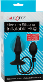 CalExotics Medium Silicone Inflatable Plug – Inflatable Anal Plug with Detachable Hose > Anal Range > Tunnel and Stretchers
