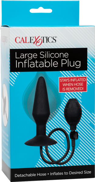 CalExotics Medium Silicone Inflatable Plug – Inflatable Anal Plug with Detachable Hose > Anal Range > Tunnel and Stretchers