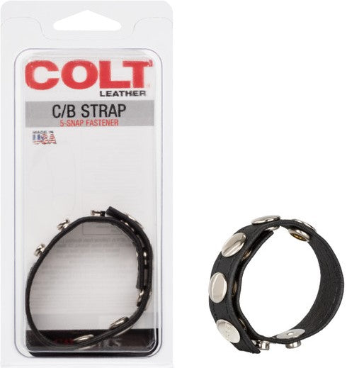 Colt Adjustable 5 Snap Leather Strap – Leather Strap > Clothes > Mens Leather