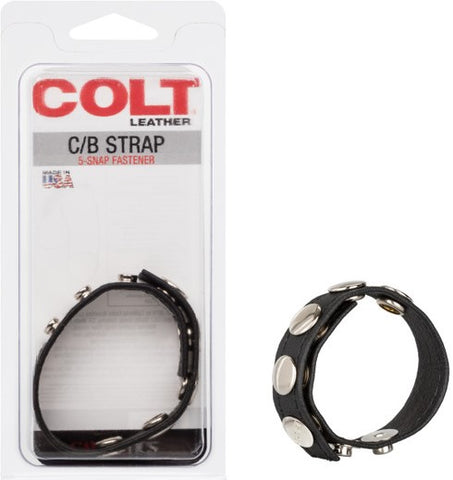 Colt Adjustable 5 Snap Leather Strap – Leather Strap > Clothes > Mens Leather