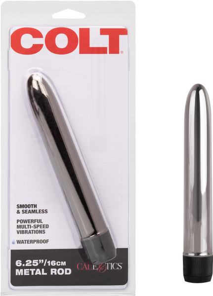 Colt Metal 6.25 Inch – Multi-Speed Silver Vibrator with Smooth Seamless Finish > Vibrators > Standard Vibrators