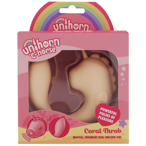 Ocean Peak Unihorn C-Horse – Soft Silicone Tail Oscillating Tongue Vibrator > Vibrators > Unconventional