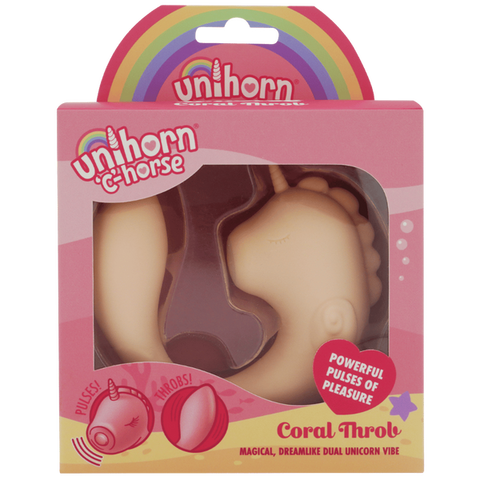 Ocean Peak Unihorn C-Horse – Soft Silicone Tail Oscillating Tongue Vibrator > Vibrators > Unconventional