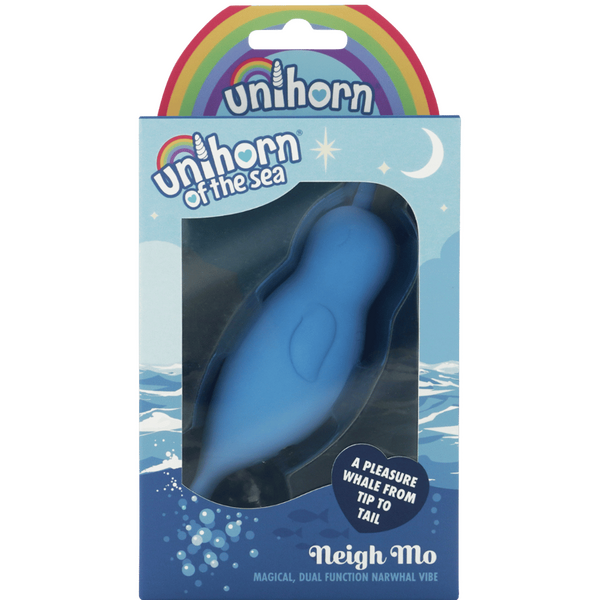 Unihorn of the Sea Neigh Mo Narwhal – Silicone Dual Motor Vibrator > Vibrators > Ladies > Clitoral Vibrators and Stimulators