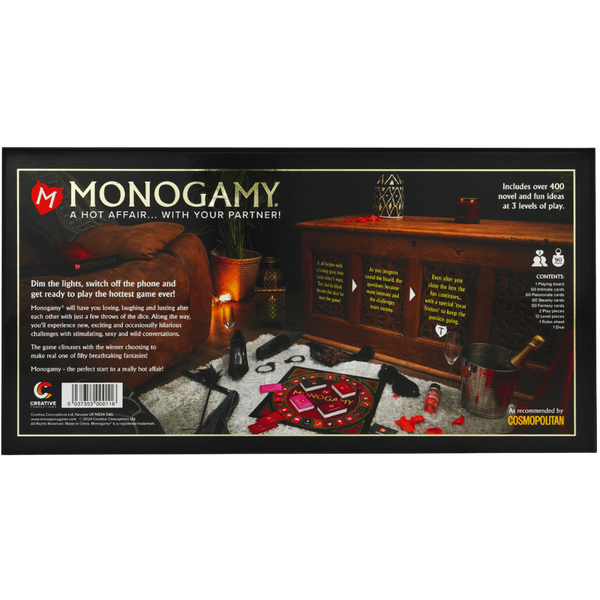 Monogamy – Couples Board Game with Over 400 Seductive Ideas and Three Levels of Play > Novelties > Board Games